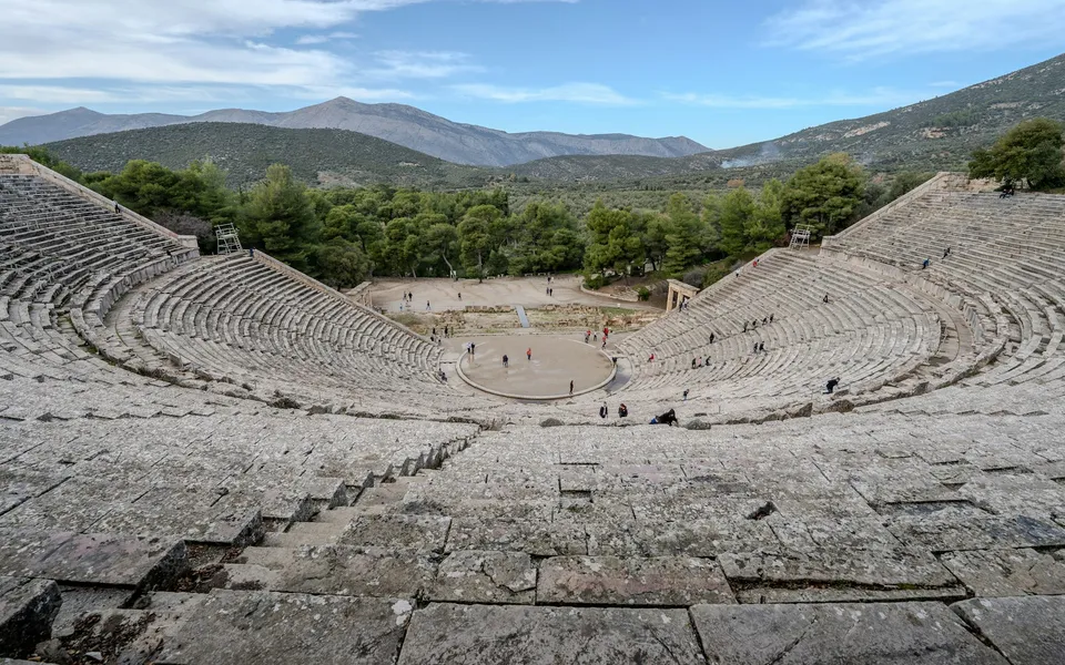Ancient Theatre of Epidaurus in Greece