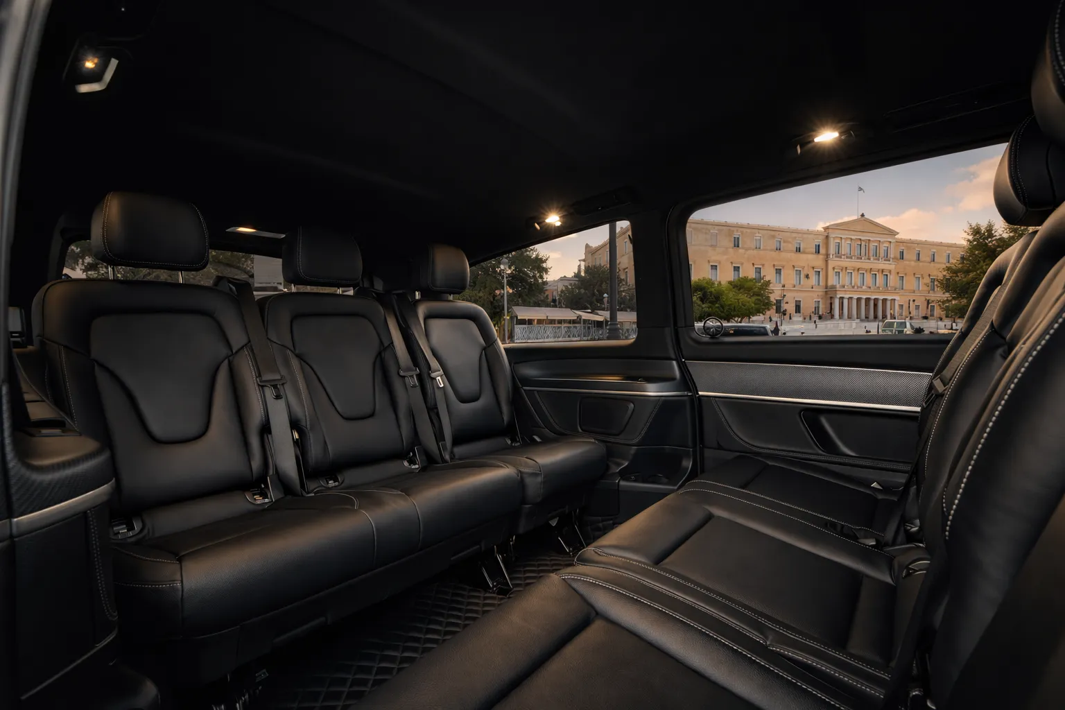 Mercedes V-Class interior lounge seating