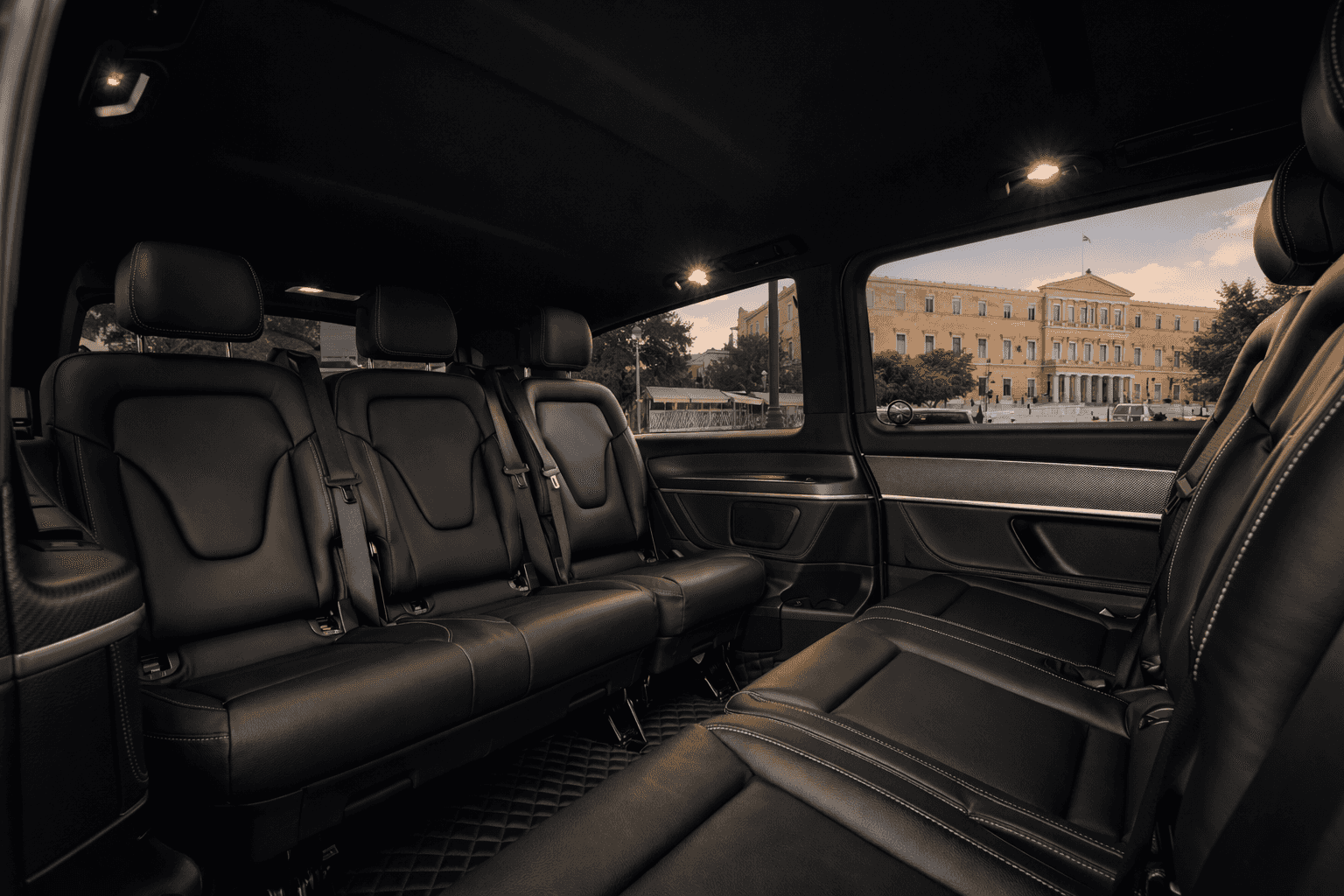 Mercedes V-Class interior lounge seating